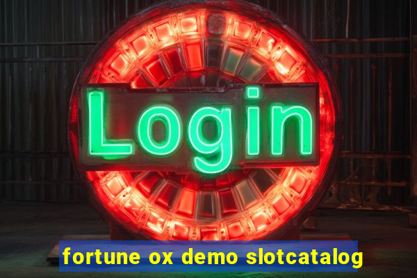 fortune ox demo slotcatalog